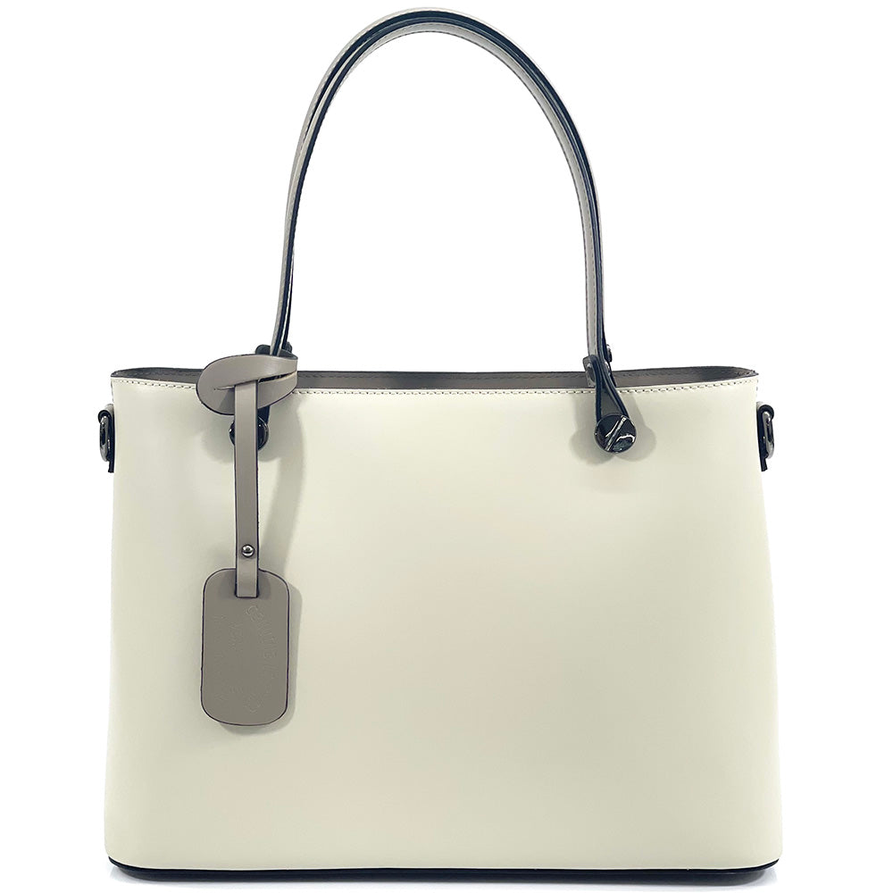 Margherita Tote Italian Handmade Leather Bag – Elegant Everyday Tote for Women