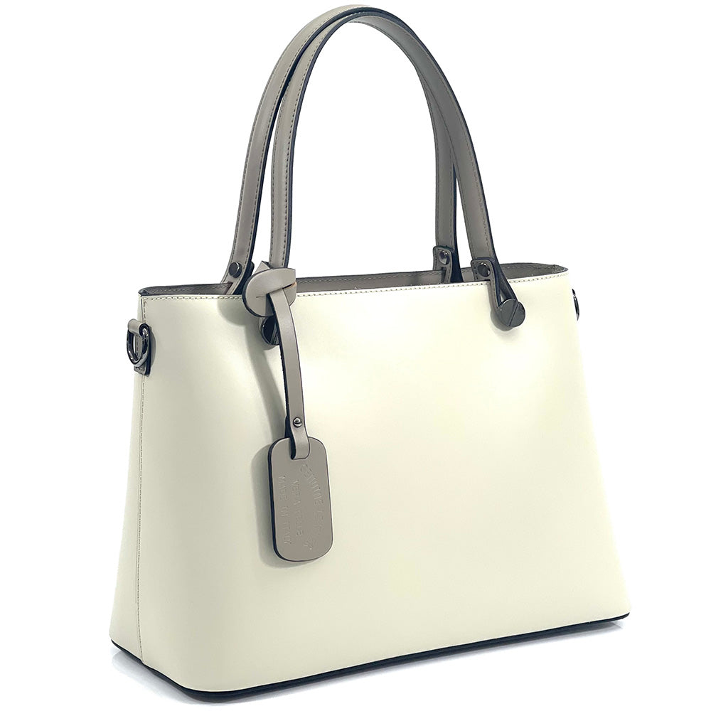 Margherita Tote Italian Handmade Leather Bag – Elegant Everyday Tote for Women