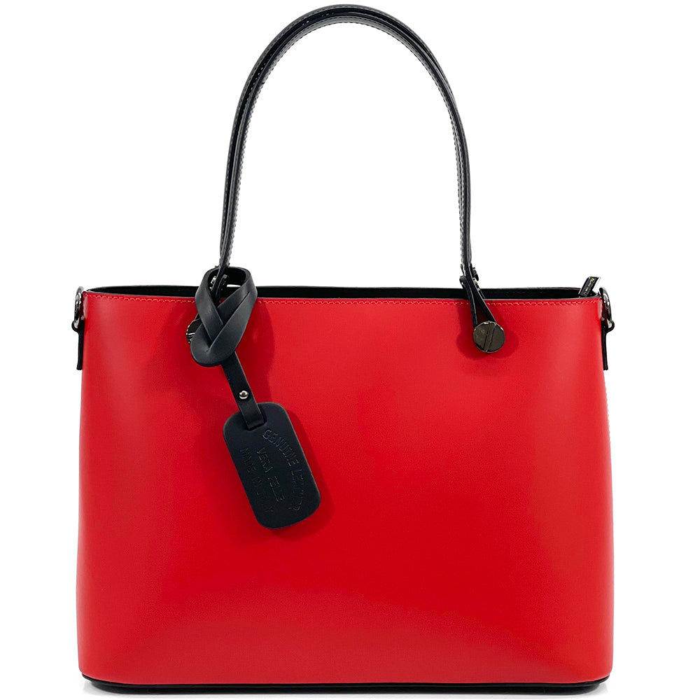 Margherita Tote Italian Handmade Leather Bag – Elegant Everyday Tote for Women