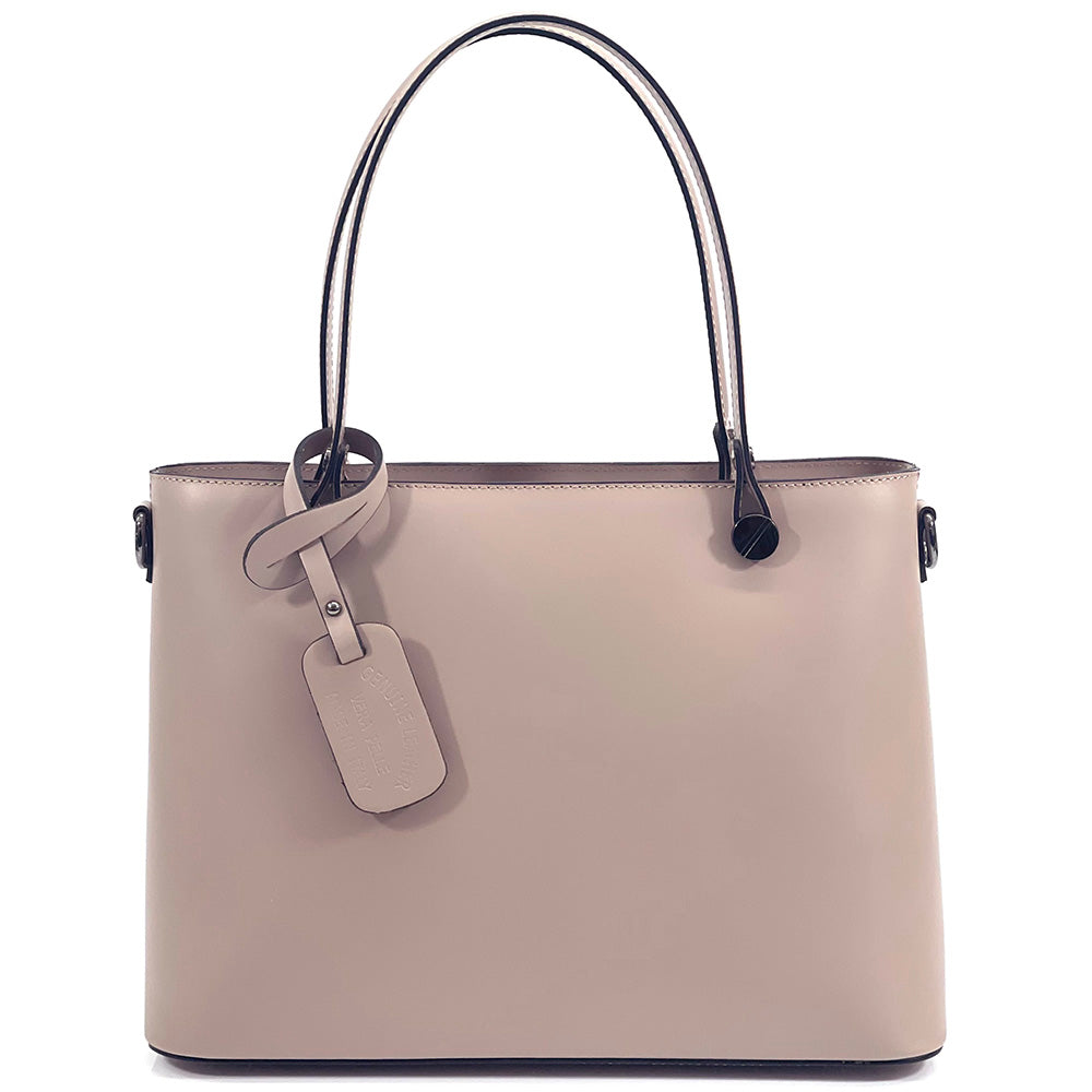 Margherita Tote Italian Handmade Leather Bag – Elegant Everyday Tote for Women