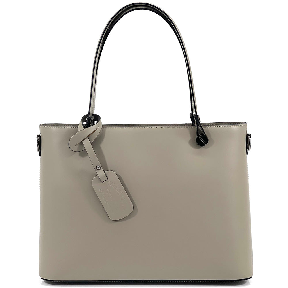 Margherita Tote Italian Handmade Leather Bag – Elegant Everyday Tote for Women