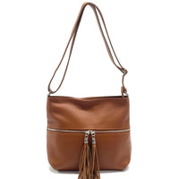 BE FREE Soft Leather Crossbody Bag - Premium Italian Calfskin - Leather Italiano