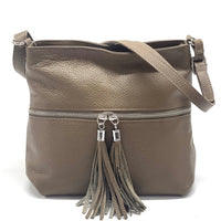 BE FREE Soft Leather Crossbody Bag - Premium Italian Calfskin - Leather Italiano