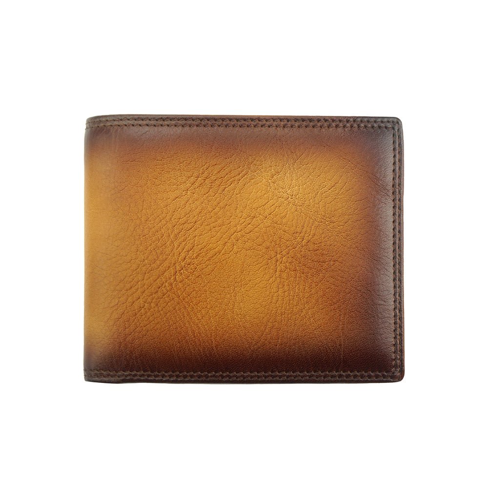 Alvaro Men's Leather Money Purse - Front View