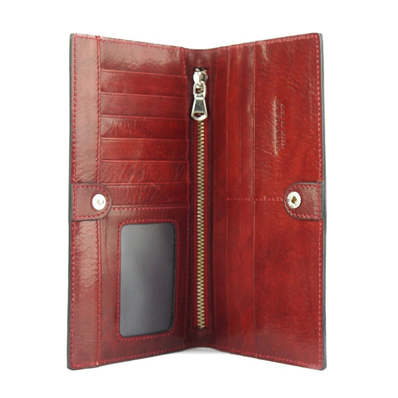 Bernardo V Wallet in cow leather-13