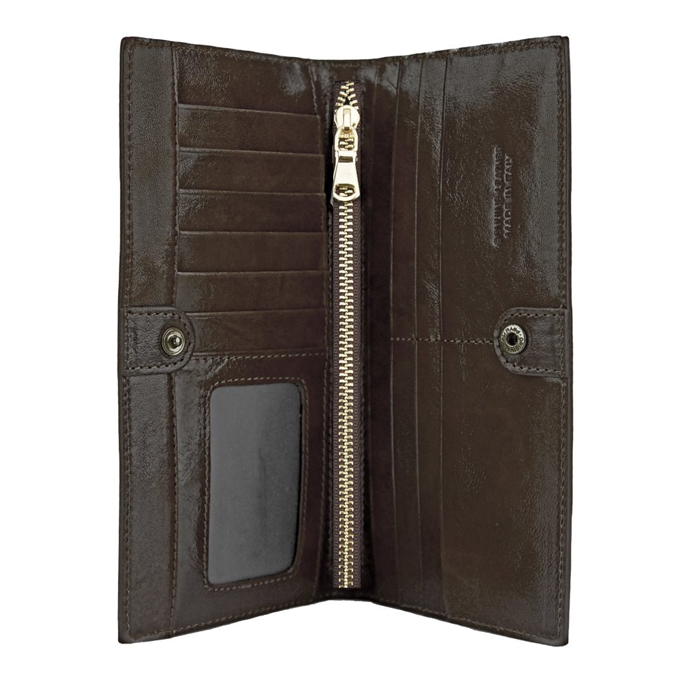 Bernardo V Wallet in cow leather-14