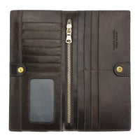 Bernardo V Wallet in cow leather-9