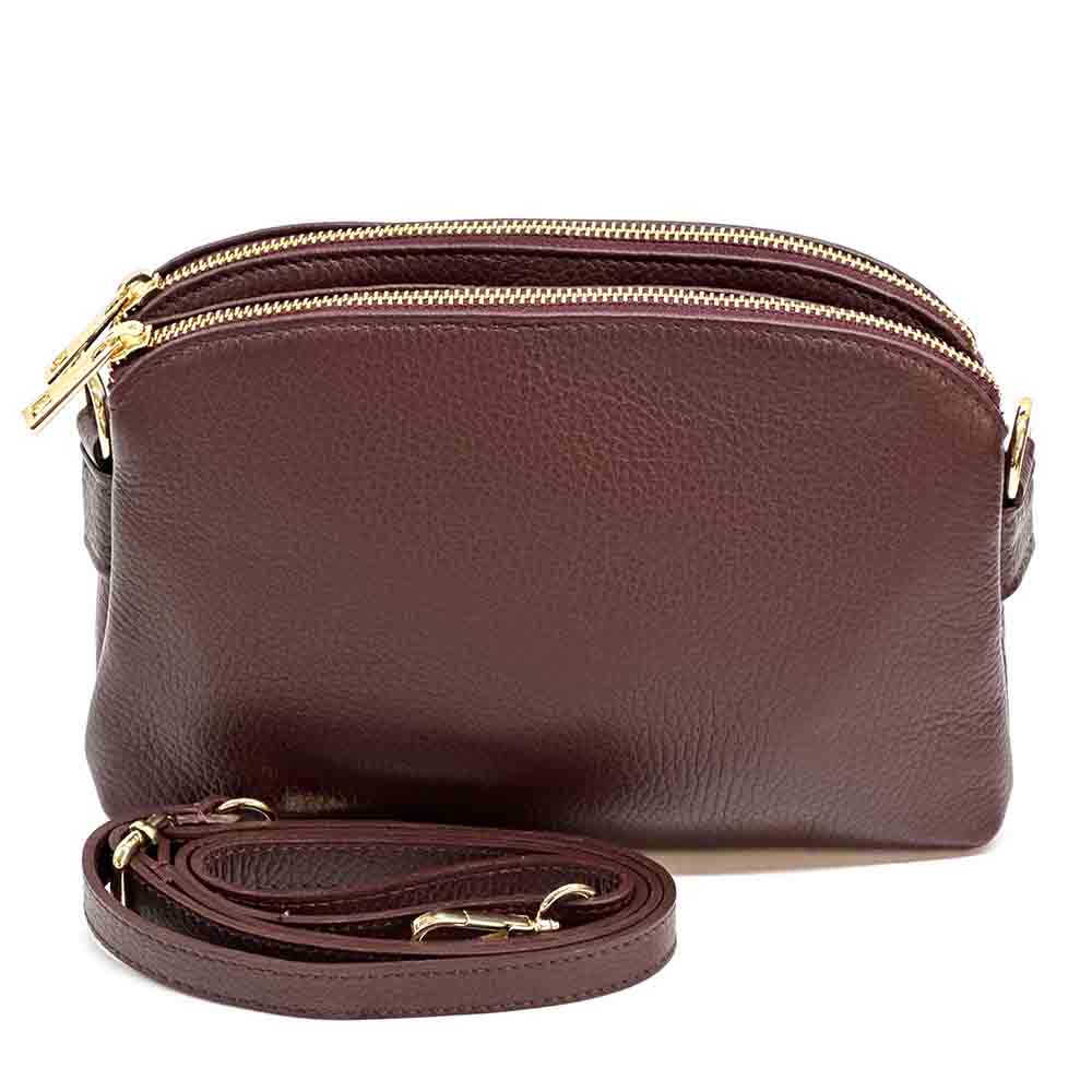 Rufina Leather Crossbody Bag: Modern Elegance - Leather Italiano