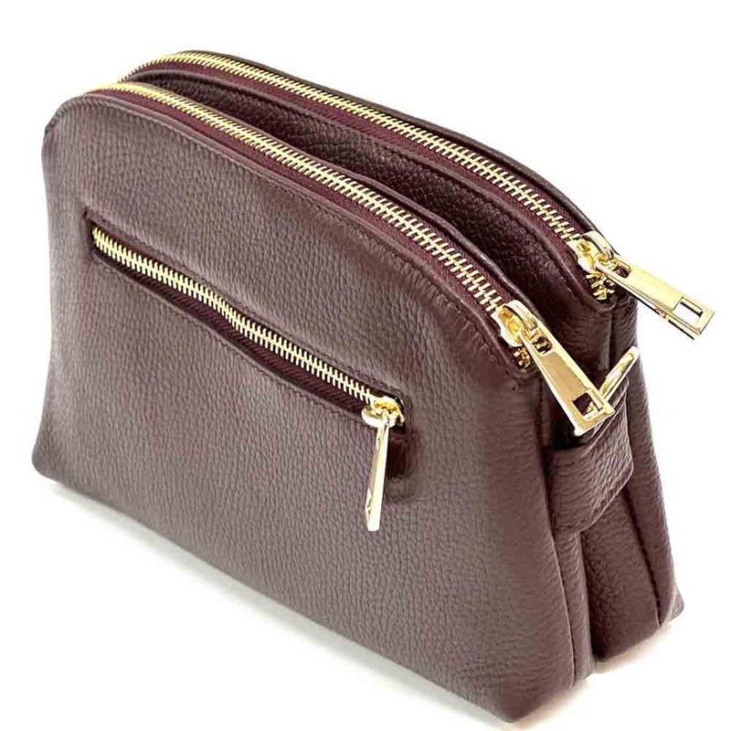 Rufina Leather Crossbody Bag: Modern Elegance - Leather Italiano