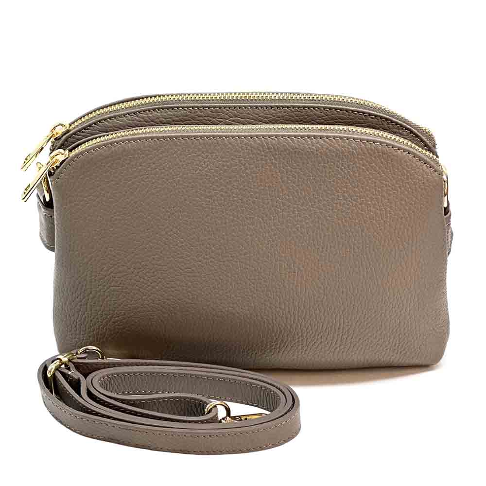 Rufina Leather Crossbody Bag: Modern Elegance - Leather Italiano