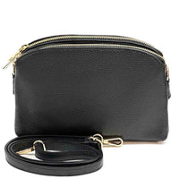 Rufina Leather Crossbody Bag: Modern Elegance - Leather Italiano