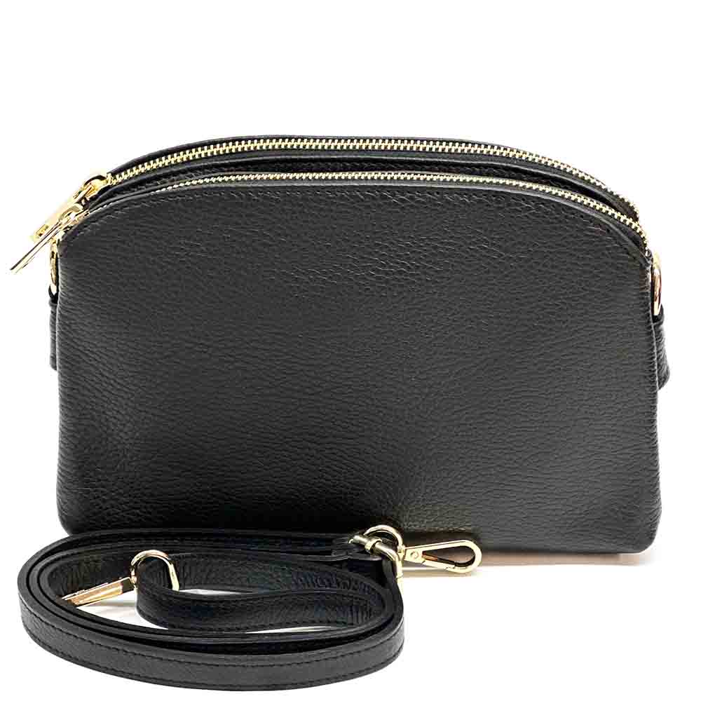 Rufina Leather Crossbody Bag: Modern Elegance - Leather Italiano