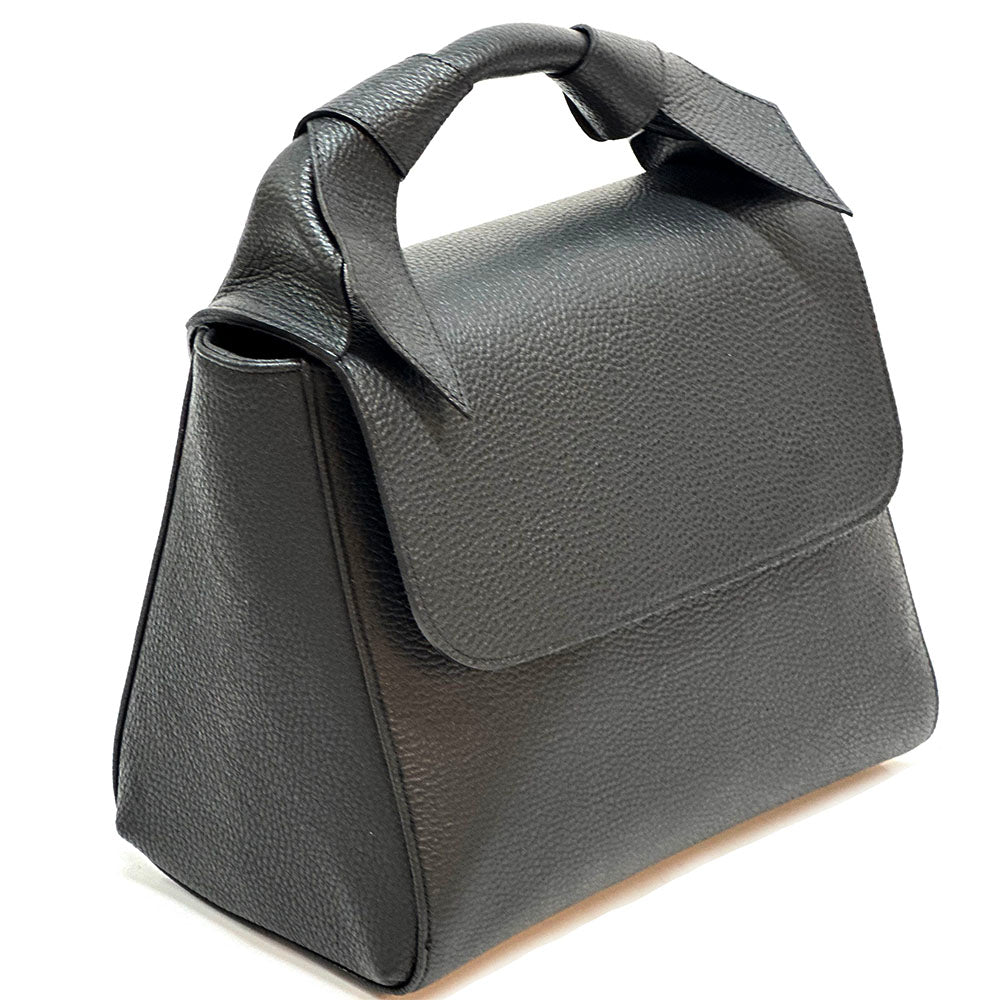 Giuseppina Leather Handbag: Modern Chic - Leather Italiano