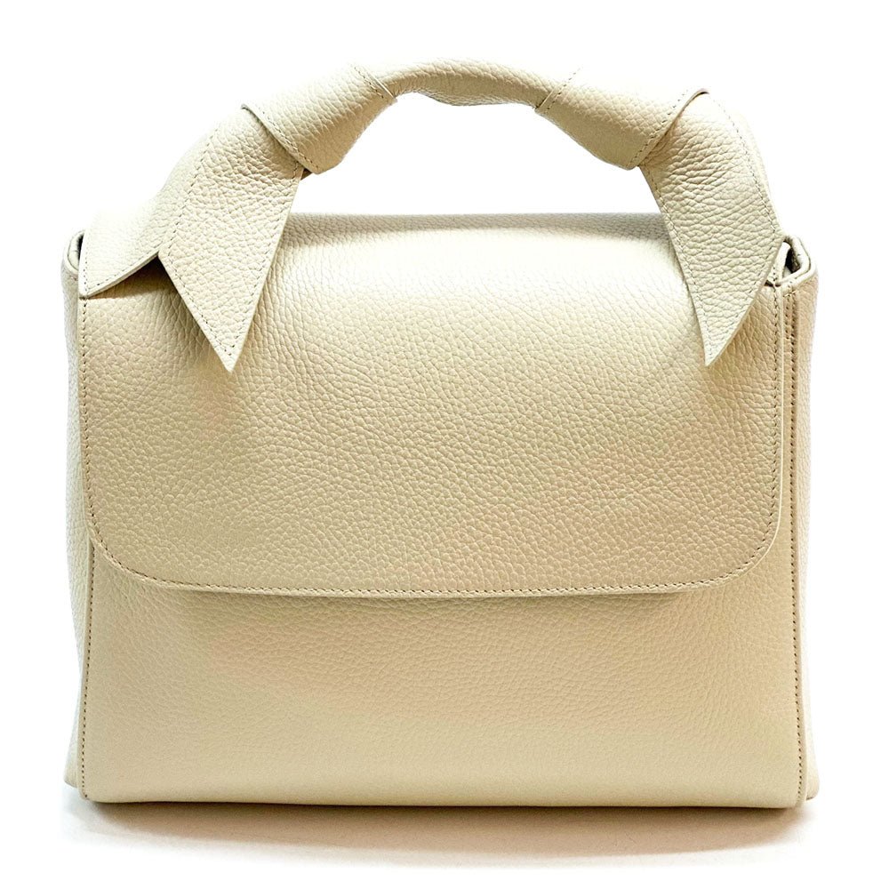 Giuseppina Leather Handbag: Modern Chic - Leather Italiano