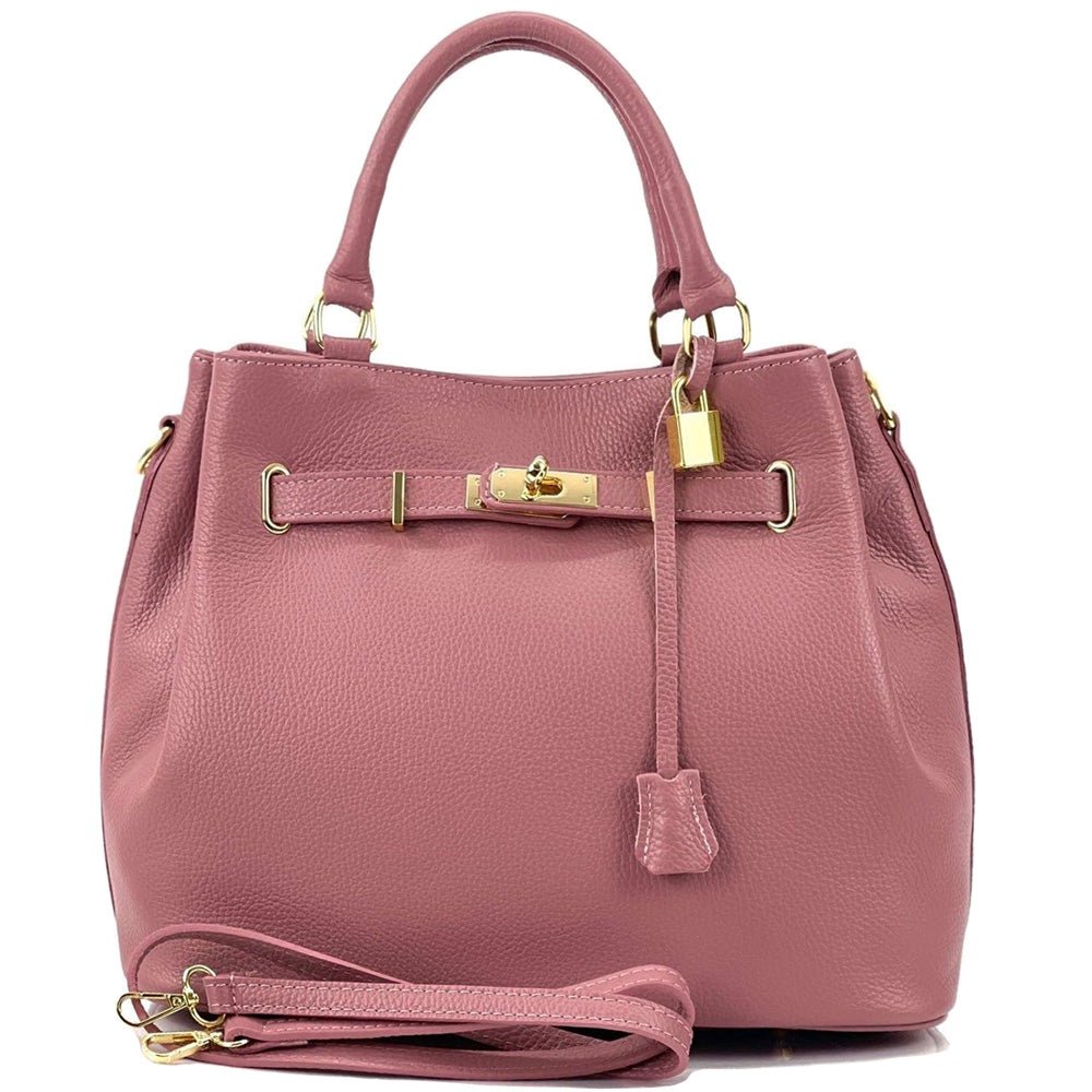 Radiance Leather Handbag: Timeless Elegance - Leather Italiano