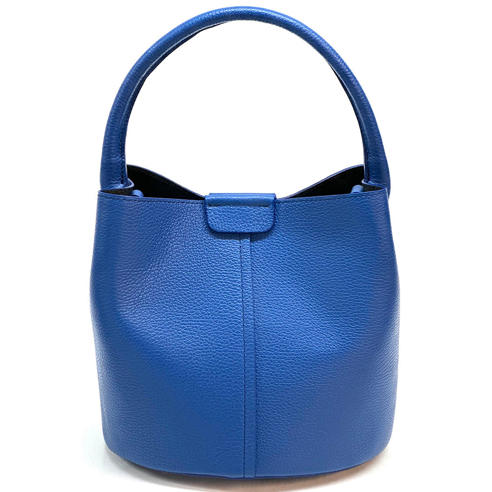Grazia Italian Leather Bucket Bag – Elegant Everyday Shoulder Bag for Women