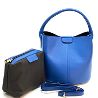 Grazia Italian Leather Bucket Bag – Elegant Everyday Shoulder Bag for Women