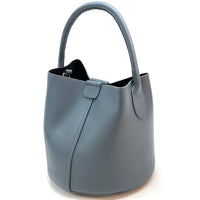 Grazia Italian Leather Bucket Bag – Elegant Everyday Shoulder Bag for Women