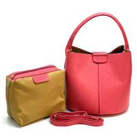 Grazia Italian Leather Bucket Bag – Elegant Everyday Shoulder Bag for Women