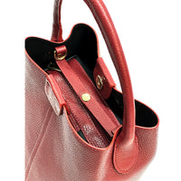 Grazia Italian Leather Bucket Bag – Elegant Everyday Shoulder Bag for Women