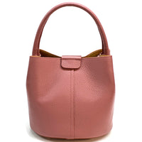 Grazia Italian Leather Bucket Bag – Elegant Everyday Shoulder Bag for Women