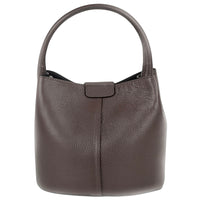 Grazia Italian Leather Bucket Bag – Elegant Everyday Shoulder Bag for Women