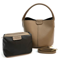 Grazia Italian Leather Bucket Bag – Elegant Everyday Shoulder Bag for Women