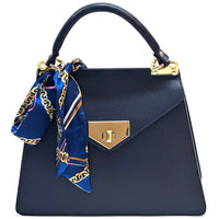 Isabella Italian Leather Bag – Elegant Structured Handbag for Women