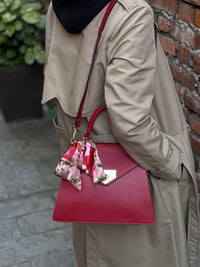 Isabella Italian Leather Bag – Elegant Structured Handbag for Women