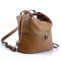 Bougainvillea leather backpack-5