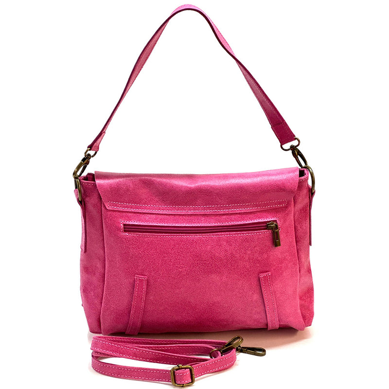 Violetta Italian Suede Messenger Bag – Crossbody & Shoulder Style (Handmade in Florence)