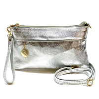 Fiorina Italian Leather Clutch Bag – Elegant Pochette for Day & Evening