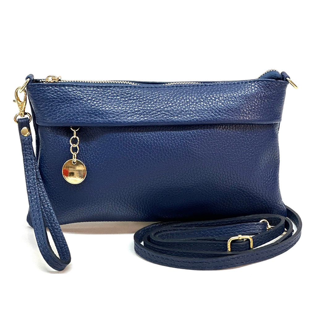 Fiorina Italian Leather Clutch Bag – Elegant Pochette for Day & Evening