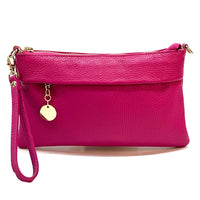 Fiorina Italian Leather Clutch Bag – Elegant Pochette for Day & Evening