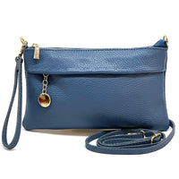 Fiorina Italian Leather Clutch Bag – Elegant Pochette for Day & Evening