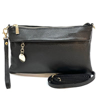 Fiorina Italian Leather Clutch Bag – Elegant Pochette for Day & Evening