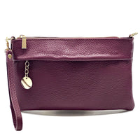 Fiorina Italian Leather Clutch Bag – Elegant Pochette for Day & Evening