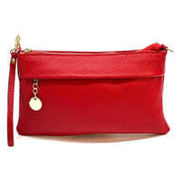 Fiorina Italian Leather Clutch Bag – Elegant Pochette for Day & Evening