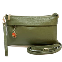 Fiorina Italian Leather Clutch Bag – Elegant Pochette for Day & Evening