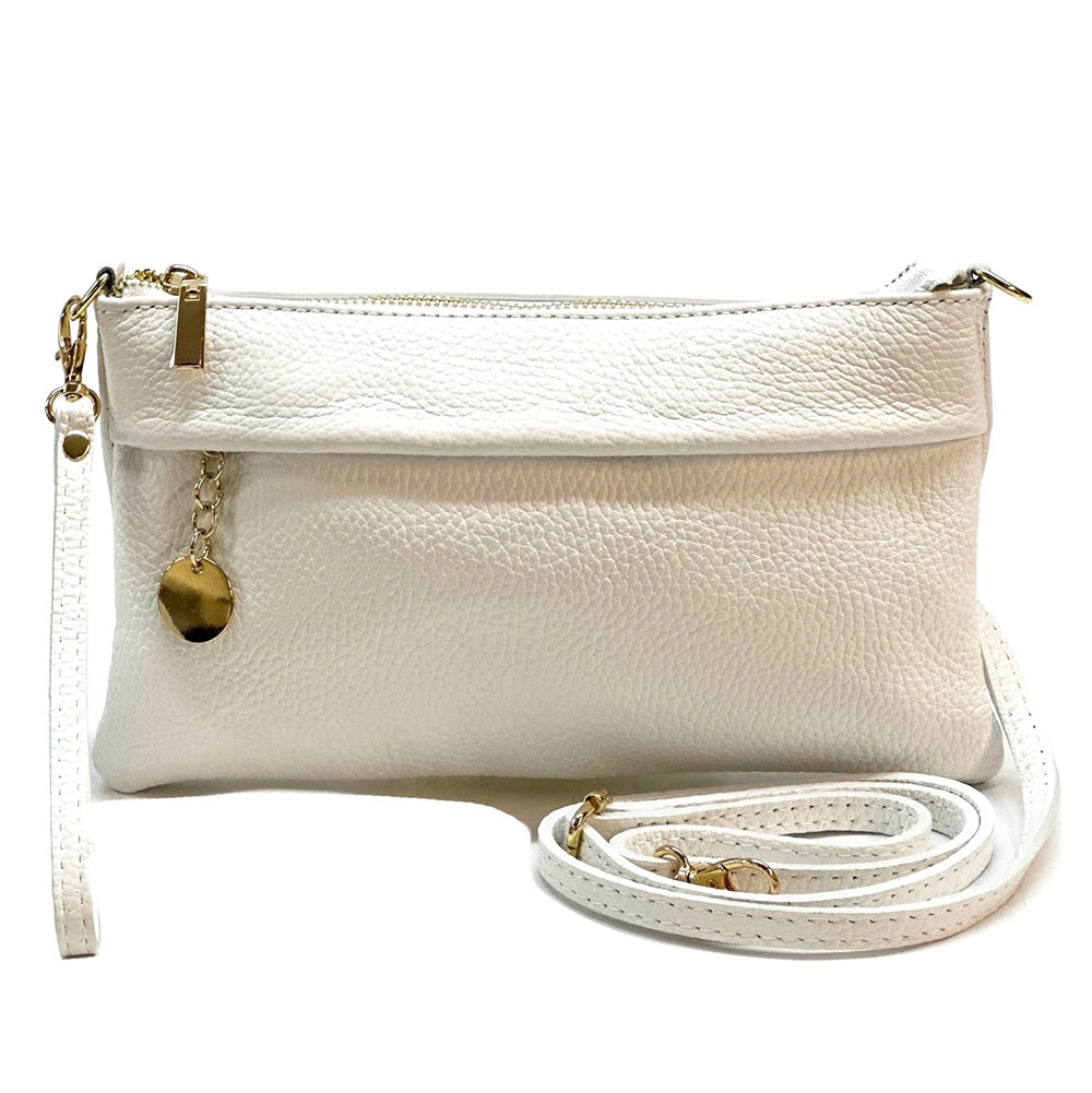 Fiorina Italian Leather Clutch Bag – Elegant Pochette for Day & Evening