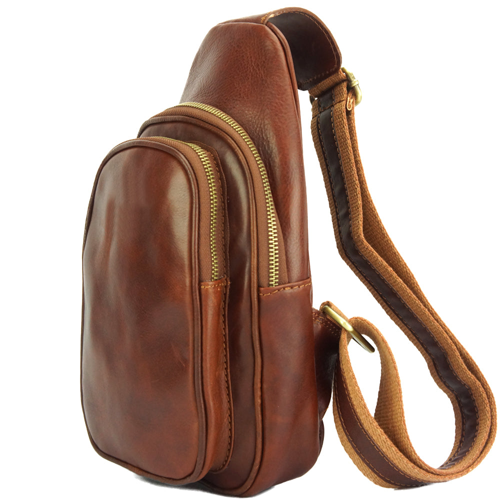 Men's Italian Calfskin Leather Waist Bag