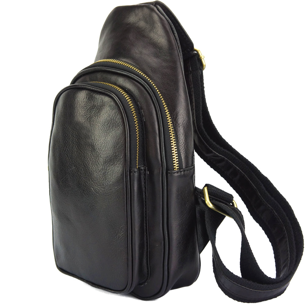 Men's Italian Calfskin Leather Waist Bag