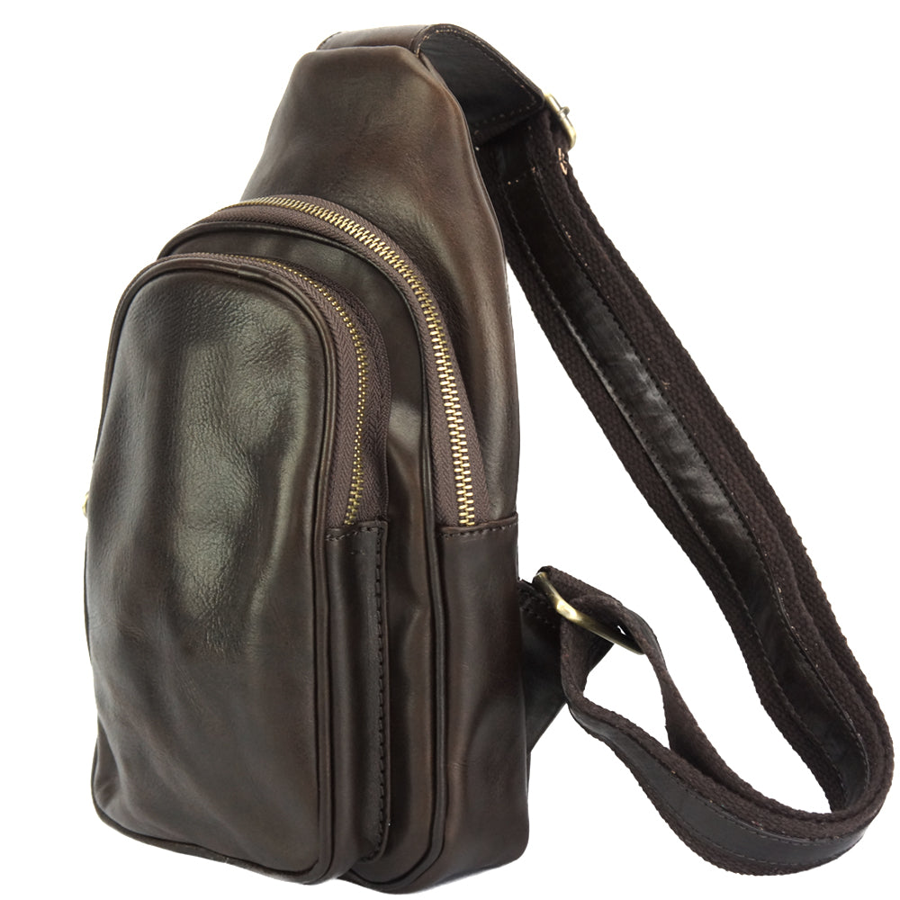 Men's Italian Calfskin Leather Waist Bag