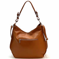 Amica Italian Leather Shoulder Bag – Elegant Everyday Bag for Women