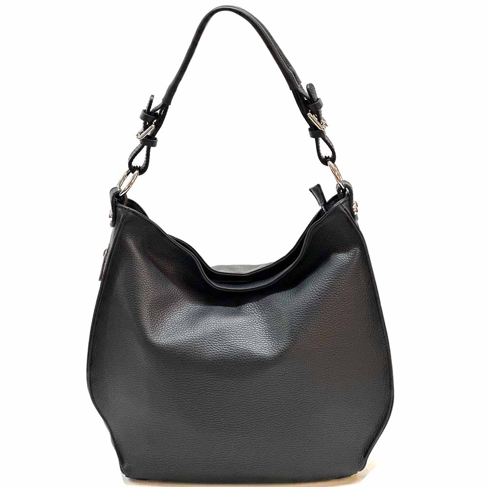 Amica Italian Leather Shoulder Bag – Elegant Everyday Bag for Women