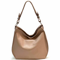 Amica Italian Leather Shoulder Bag – Elegant Everyday Bag for Women
