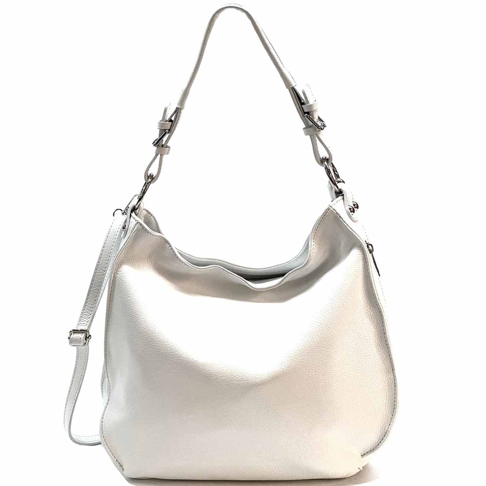 Amica Italian Leather Shoulder Bag – Elegant Everyday Bag for Women