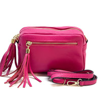 Solea Italian Leather Tassel Clutch & Crossbody Bag