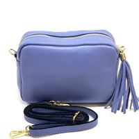 Solea Italian Leather Tassel Clutch & Crossbody Bag