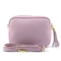 Solea Italian Leather Tassel Clutch & Crossbody Bag